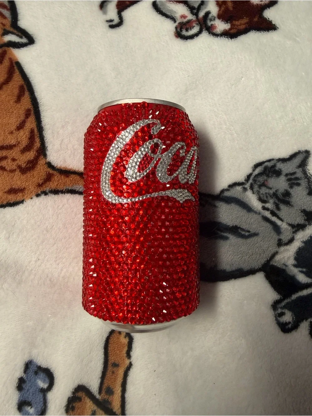 Coca Cola Red Rhinestone Can Party Accent